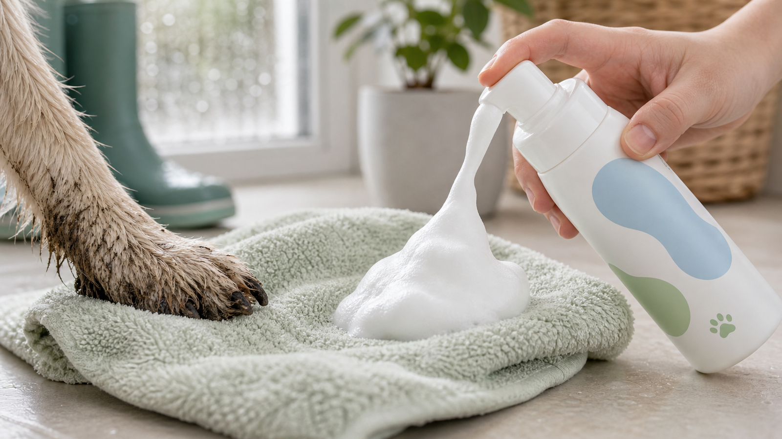 Sandpoli 1. Foam care scene