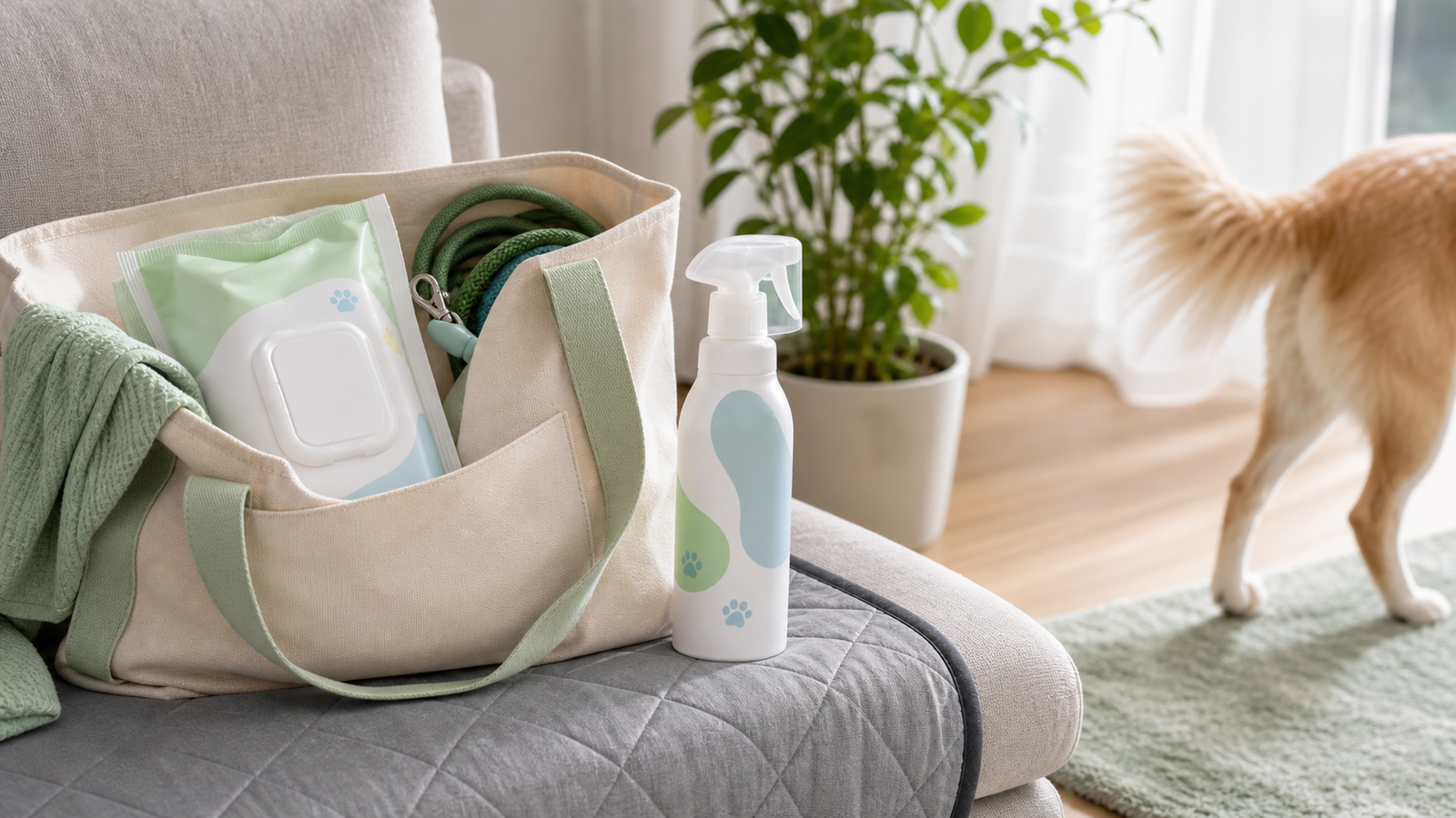 Spray and wipes for home and travel cleaning